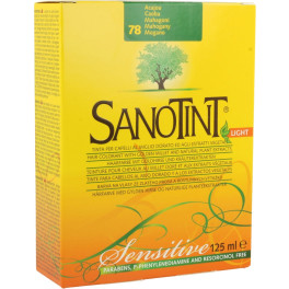 Sanotint Tinte Sensitive 78 Caoba 125 Ml (castaño Oscuro)
