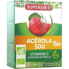 Superdiet Acerola 500 Bio 24 Comp