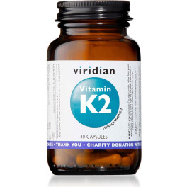 Viridian Vitamina K2 50ug 30 Caps Vegetales