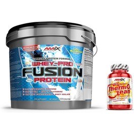 Pack REGALO Amix Whey Pure Fusion Protein 4 Kg + ThermoLean 30 caps