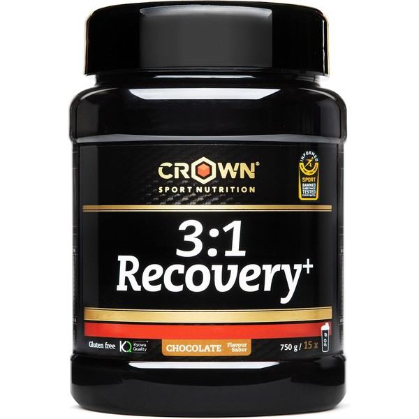 Crown Sport Nutrition 3:1 Recovery+ 750 g - Recupero muscolare per sport di resistenza con certificazione Anti-Doping Informed Sport. Senza glutine