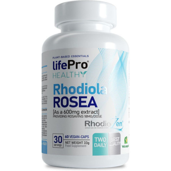 Life Pro Nutrition Rhodiola Rosea 600 Mg 60 Vegancaps
