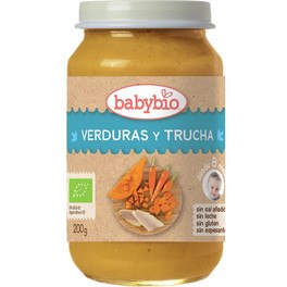 Babybio Potito Verduras Trucha 200 Gr