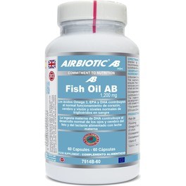 Airbiotic Aceite De Pescado Ab 1200 Mg 60 Capsulas