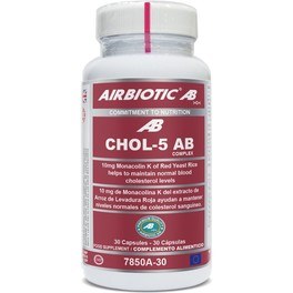 Airbiotic Chol-5 Ab Con Vitamina B9 Como Mth-folato 30 Caps