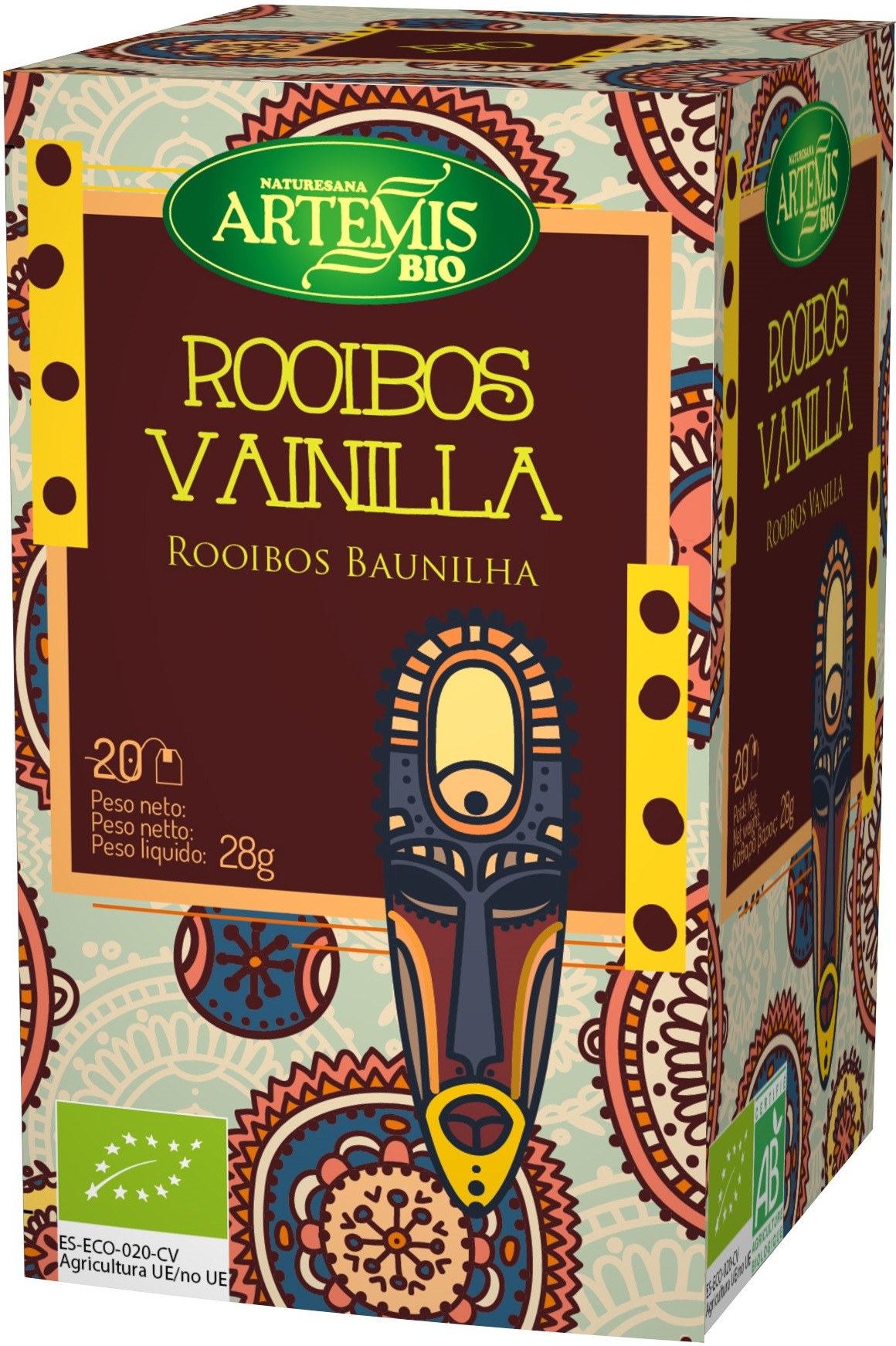 Artemis Bio Rooibos Con Vainilla Eco 20 Filtros Artemis Bio Rooibos Con Vainilla Eco 20 Filtros