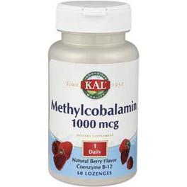 Kal Methylcobalamin 1000mcg 60 Comp.sublingual Fresa
