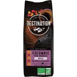Destination Cafe Molido Colombia 100% Arabiga Bio 250 Gr