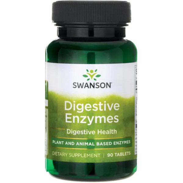 Swanson Enzimas Digestivas Premium 90 Tabletas