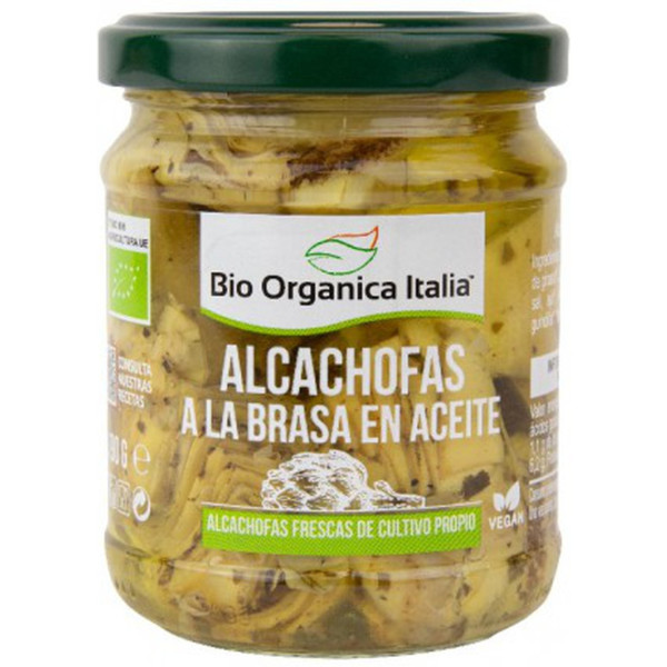 Bio Organica Italia Alcachofas A La Brasa En Aceite 190 G