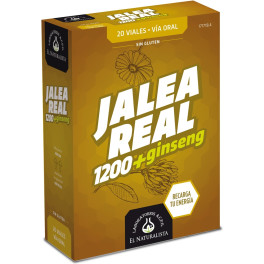 El Naturalista Jalea Real 1200 Con Ginseng 20 Ampollas