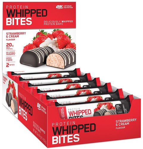 Optimum Nutrition Protein Whipped Bites - Bocados proteicos 12 barrita x 76 gr Optimum Nutrition Protein Whipped Bites - Bocados proteicos 12 barrita x 76 gr