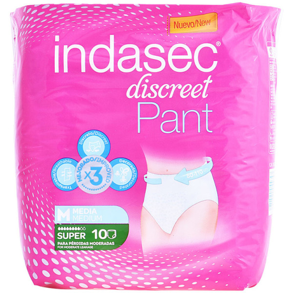Indasec Pant Super Talla Mediana 10 U Mujer
