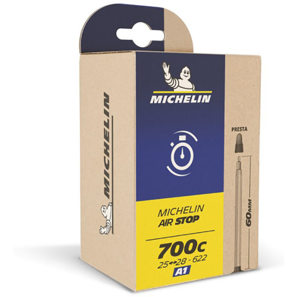 Michelin Camara B6 Airstop 27.5x2.40-3.00 Valvula Presta 48 Mm (62-77/584)