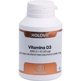 Equisalud Holovit Vitamina D3 2.000 Ui + K2 60 Ug 180 Cap