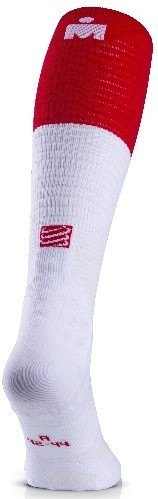 Compressport Medias de Compresion-Full Socks UltraLight Racing - Ironman 2017 Rojo/Blanco Compressport Medias de Compresion-Full Socks UltraLight Racing - Ironman 2017 Rojo/Blanco