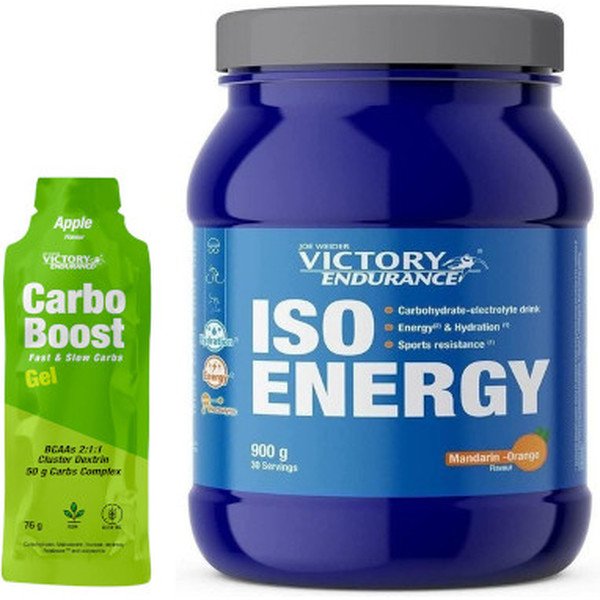 Pack REGALO Victory Endurance Iso Energy 900g + Carbo Boost Gel 1 Gel X