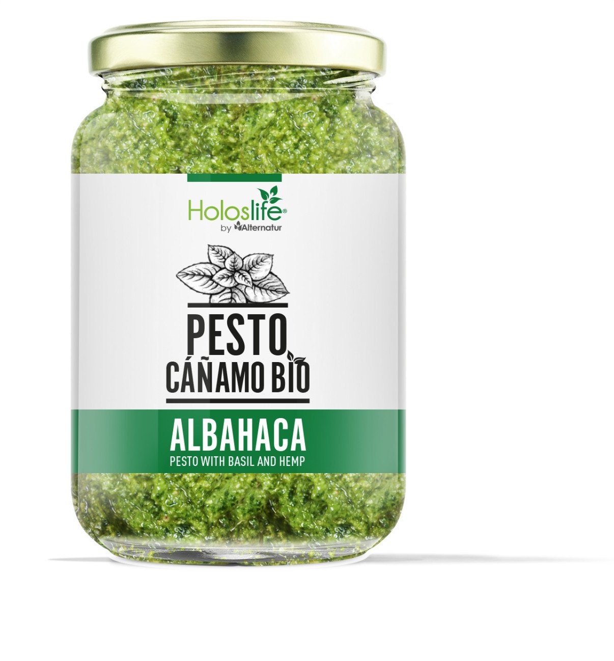 Holoslife Pesto Con Albahaca Y Cañamo Bio 130 Gr Holoslife Pesto Con Albahaca Y Cañamo Bio 130 Gr