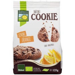 Bohlsener Muehle Mini Cookie Chocolate Y Naranja Bio 125 Gr