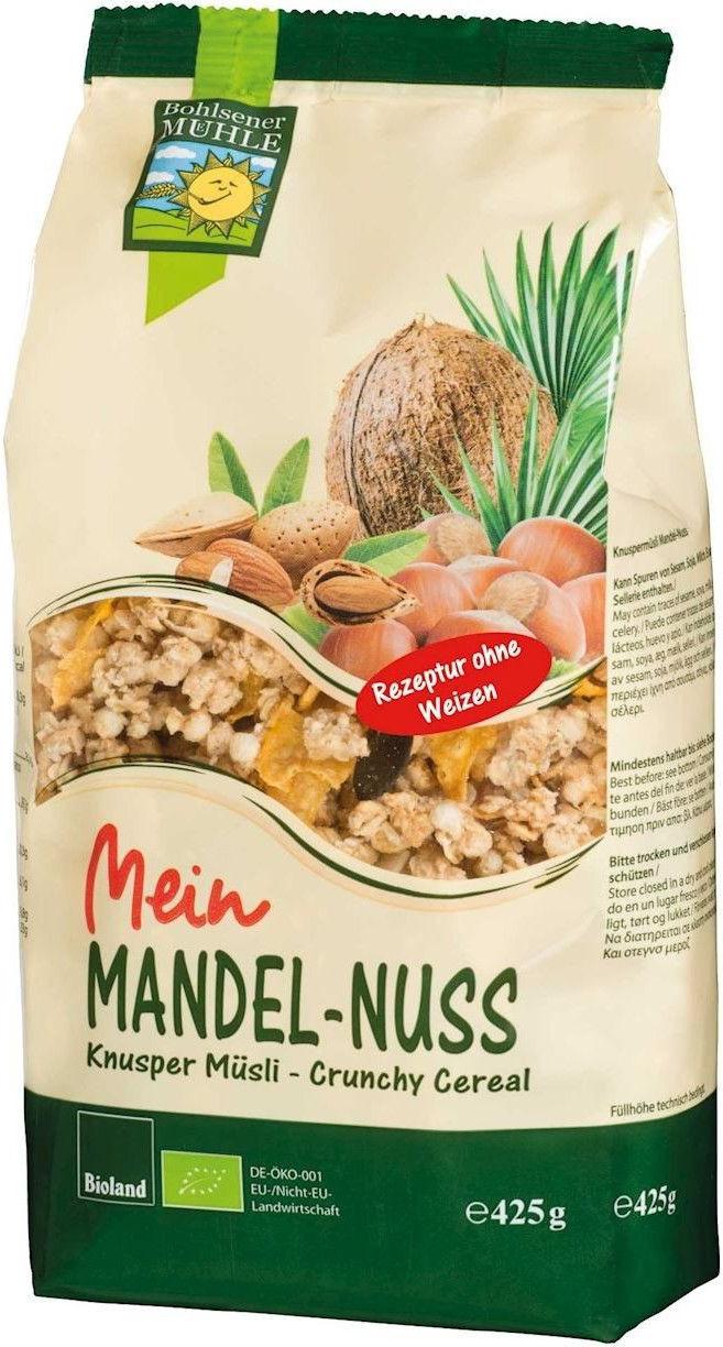 Bohlsener Muehle Cereal Crujiente Almendra Y Avellana Bio 425 Gr Bohlsener Muehle Cereal Crujiente Almendra Y Avellana Bio 425 Gr