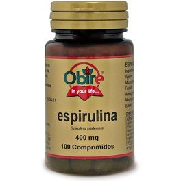 Obire Espirulina 400 Mg 100 Tabletas