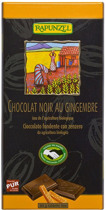 Rapunzel Tableta Chocolate Jengibre Rapunzel 80g Rapunzel Tableta Chocolate Jengibre Rapunzel 80g