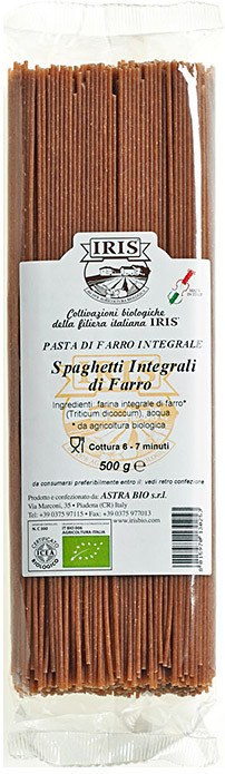 Iris Espagueti Espelta Integral Iris 500 G Iris Espagueti Espelta Integral Iris 500 G