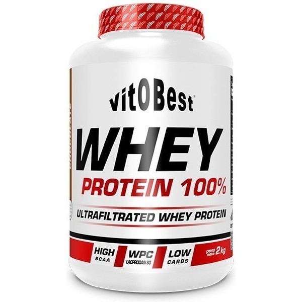 Vitobest Protéine de lactosérum 100 % 2 kg (4,4 livres)