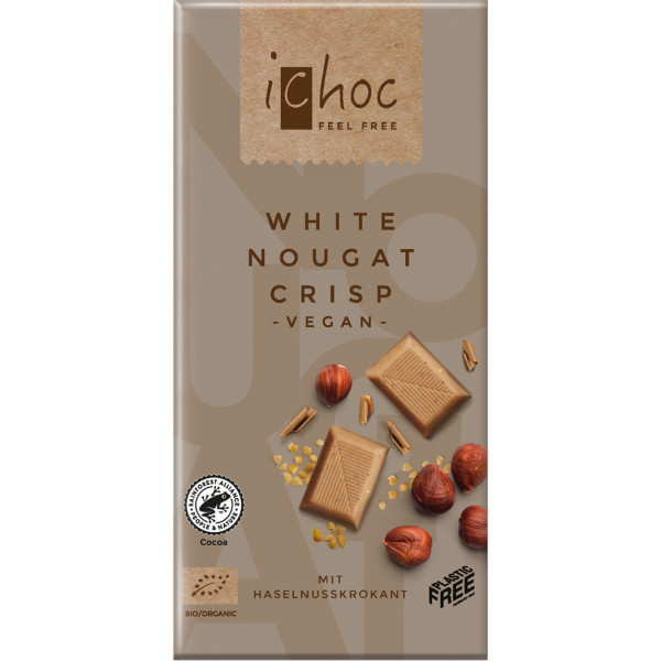 Ichoc Chocolate Bla Vegano Praline Croc Avel Bio 80g