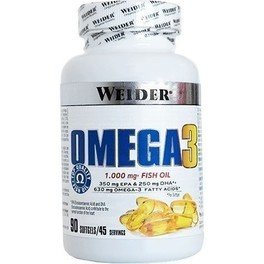 Weider Omega 3 90 caps - EPA y DHA + Enriquecido con Vitamina E