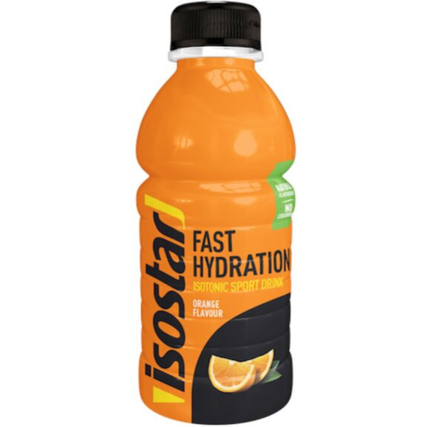 Isostar Fast Hydration 1 botella x 500 ml - Bebida Isotónica - Energía Rápida - Perfecta para Tomar Durante tus Entrenamientos