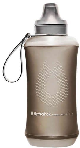 Hydrapak Bidón Plegable Crush 500 ml Gris Hydrapak Bidón Plegable Crush 500 ml Gris