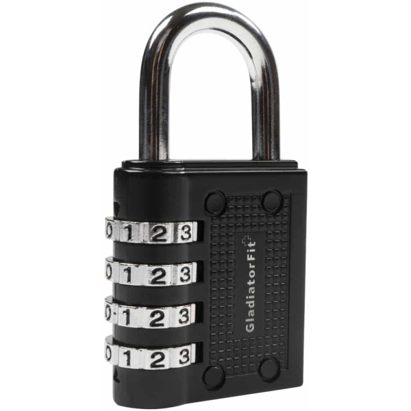 Gladiatorfit Cerradura De Código De Aluminio Con Combinación Programable