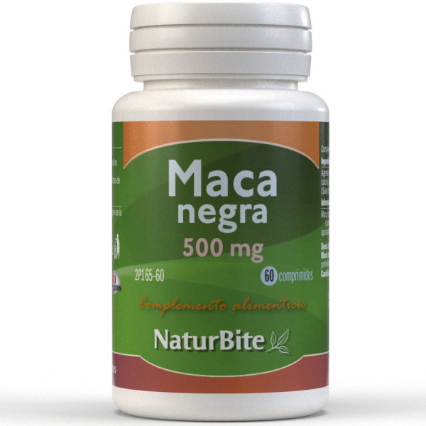 Naturbite Andean Black Maca 500 mg 60 Comp - Estimulante Natural