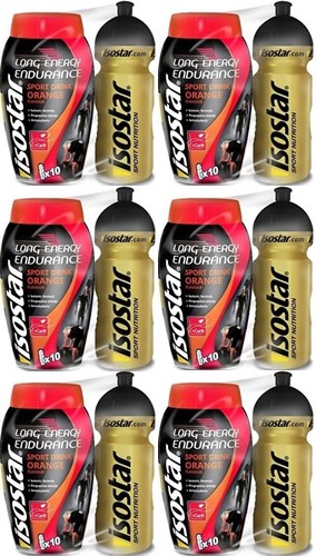 Isostar Long Energy 790 gr + Bidón Oro x 6 Botes Isostar Long Energy 790 gr + Bidón Oro x 6 Botes