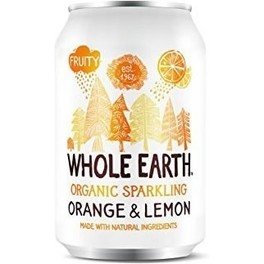 Whole Earth Refresco sin Azucar Bio Naranja-Limon 330 ml