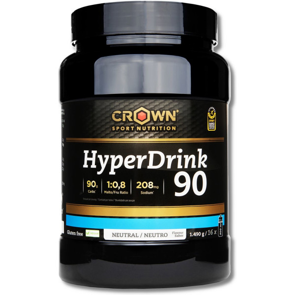 Crown Sport Nutrition Hyperdrink 90 1490 Gr / Alta En Hidratos De Carbono Y Extra De Sodio