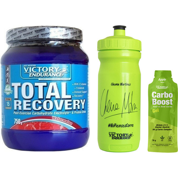 GESCHENKPAKET Victory Endurance Total Recovery 750 gr + Flasche Chema Martínez 500 ml