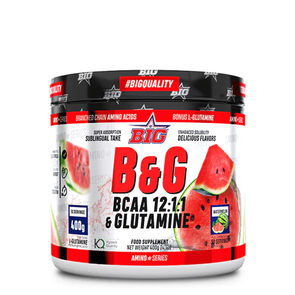 BIG B&G BCAA's + Glutamina 12:1:1 400 gr