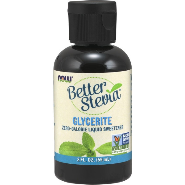 Now Better Stevia Glycerite Alcoholfree 59 Ml