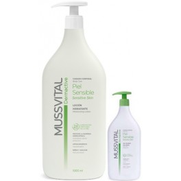 Mussvital Dermactive Locion Hidratante Piel Sensible 1000 ml + Kit de Viaje Piel Sensible Mussvital Dermactive Locion Hidratante Piel Sensible 1000 ml + Kit de Viaje Piel Sensible