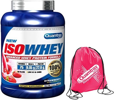 Pack Quamtrax IsoWhey 2267 gr + Quamtrax Mochila Rosa Pack Quamtrax IsoWhey 2267 gr + Quamtrax Mochila Rosa