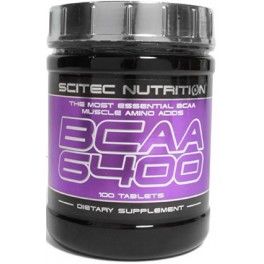 Scitec Nutrition BCAA 6400 Aminoácidos ramificados 375 caps Scitec Nutrition BCAA 6400 Aminoácidos ramificados 375 caps