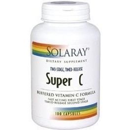 Solaray Super C 100 Vcaps (No Acid )