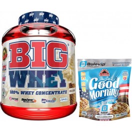 Pack BIG Whey 100% Whey Concentrate 2 Kg + Max Protein Harina de Avena Good Morning Edicion Limitada Bulevip 500 gr Pack BIG Whey 100% Whey Concentrate 2 Kg + Max Protein Harina de Avena Good Morning Edicion Limitada Bulevip 500 gr