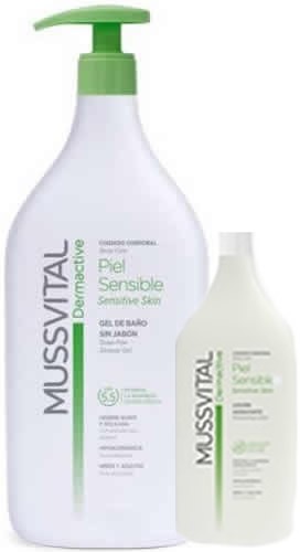 Mussvital Dermactive Gel de Baño Piel Sensibles 400 ml + Locion Emoliente 100 ml Mussvital Dermactive Gel de Baño Piel Sensibles 400 ml + Locion Emoliente 100 ml