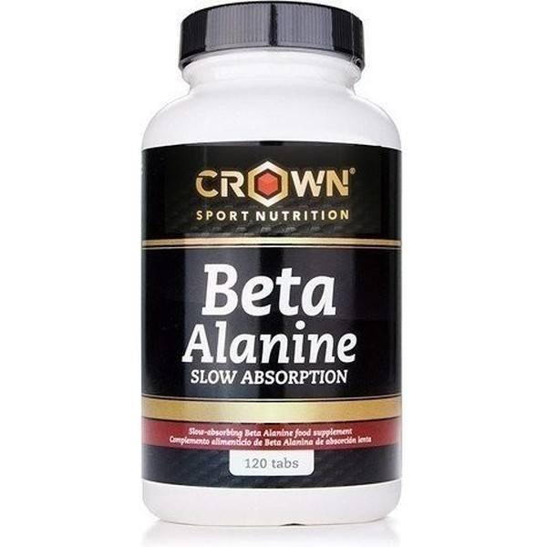 Crown Sport Nutrition Beta Alanina 120 Comp. De Absorción Lenta que Ayuda A Reducir los Picores en la Piel