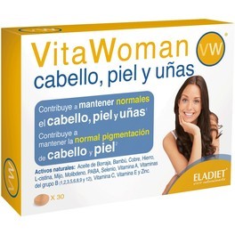 Eladiet Vitawoman Cabello Piel Y Uñas 30 Comp