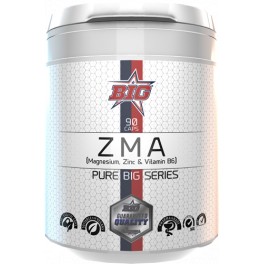 BIG Pharma Grade ZMA Magnesio Zinc Vitamina B6 90 caps