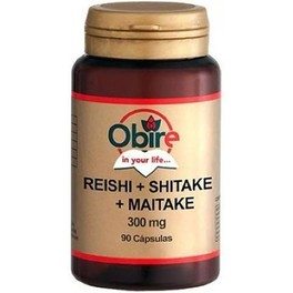 Obire Reishi+shiitake+maitake 300 Mg 90 Caps